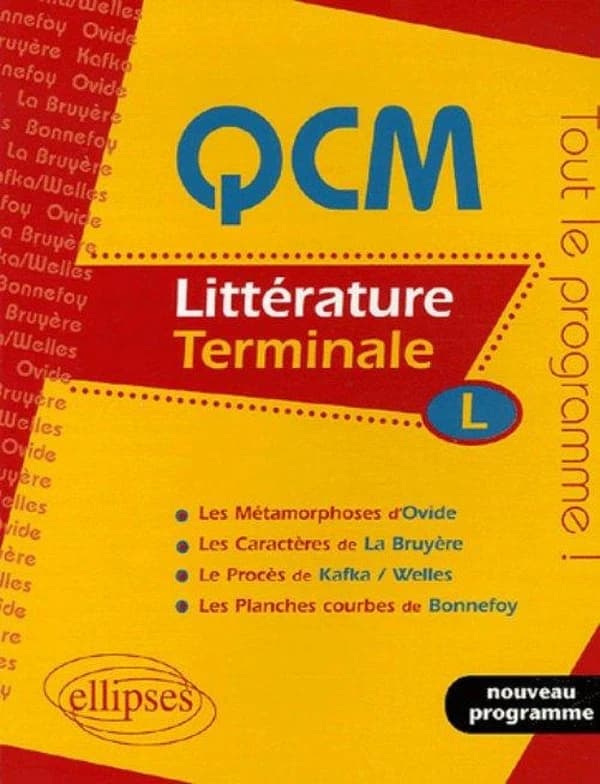 Littérature ; terminale L ; bac 2006