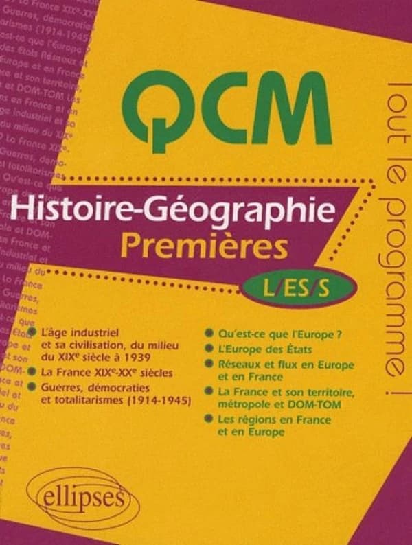 Histoire-Géographie 1e L