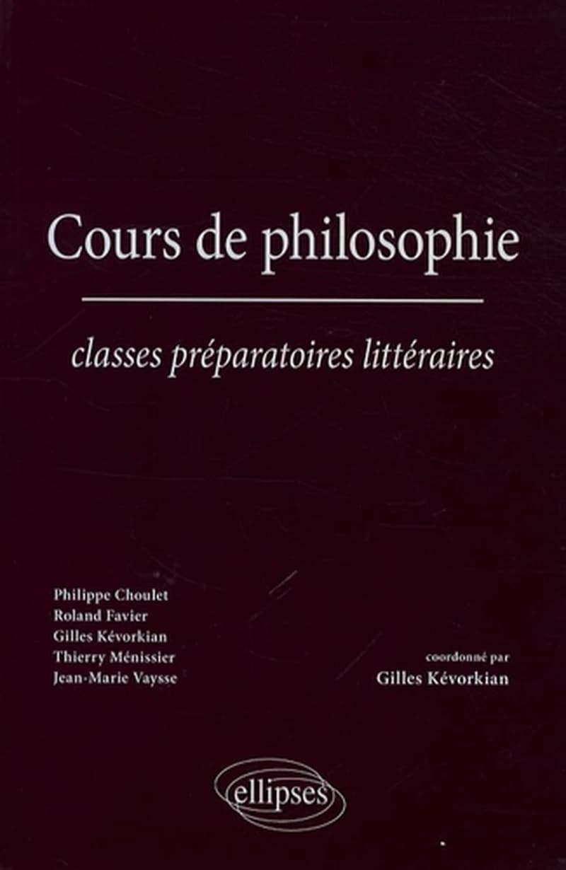 Cours de philosophie  - Classes préparatoires littéraires