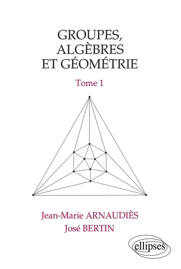 Groupes, algèbres et géométrie. Tome 1