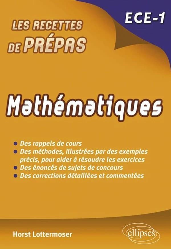 Mathématiques ; ECE, 1ère annee