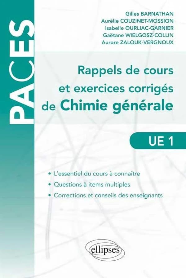 Rappels de cours et exercices corrigés de chimie générale