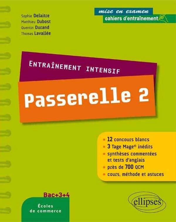 Entrainement intensif au concours Passerelle 2