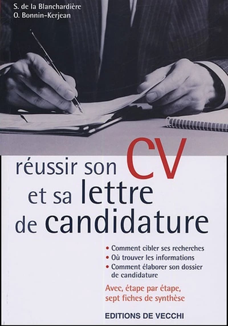 REUSSIR SON CV ET SA LETTRE DE CANDIDATURE