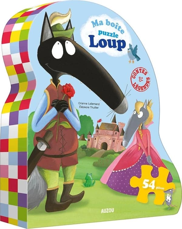 Ma boîte puzzle Loup ; contes et légendes