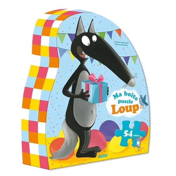 Ma boite puzzle Loup ; anniversaire