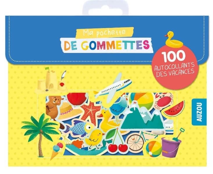 Ma pochette de gommettes : 100 autocollants des vacances