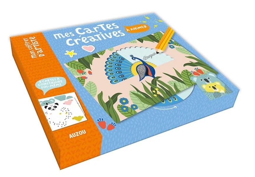 Mon coffret d'artiste ; mes cartes créatives ; à animer