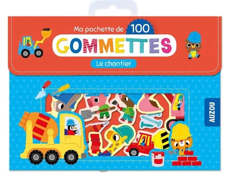 Ma pochette de gommettes : le chantier