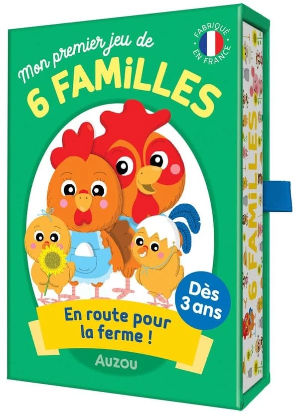 Mon premier jeu de 6 familles ; en route pour la ferme