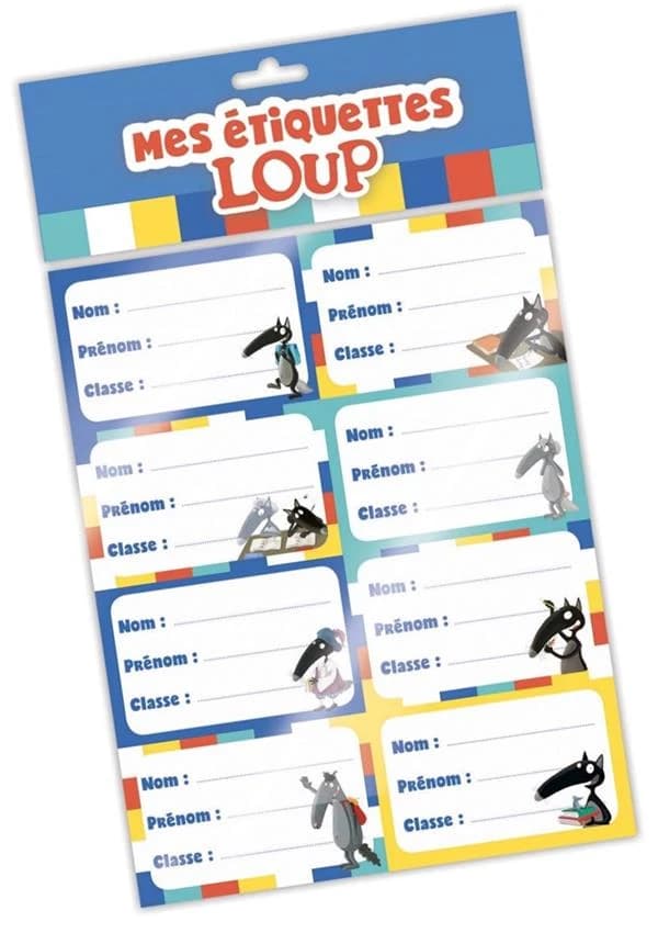 Mes étiquettes Loup