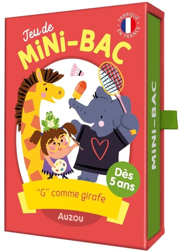 Jeu du Mini-Bac - G Comme Girafe !