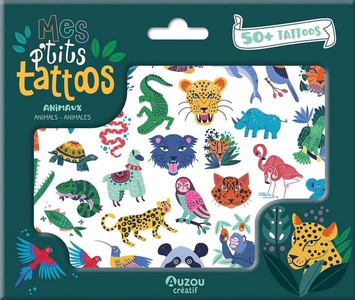Mes p'tits tattoos Animaux : Plus de 50 tattoos à découvrir !