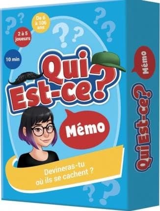 Qui est-ce ? mémo ; devineras-tu où ils se cachent ?