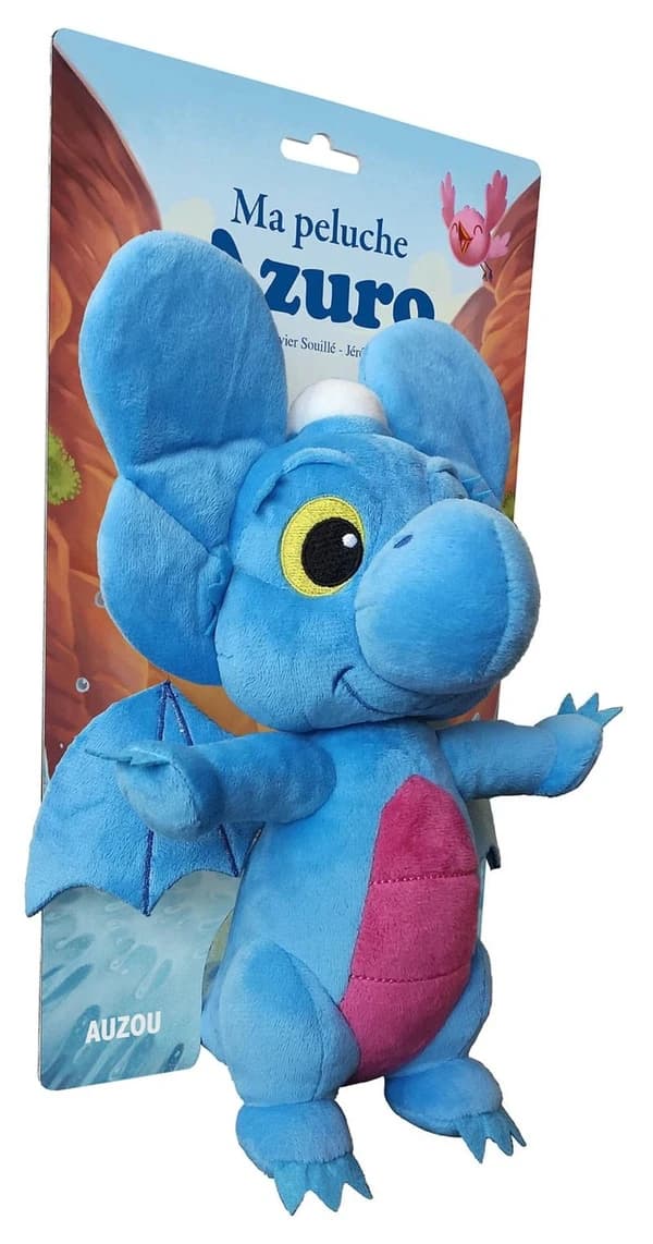 Azuro ; la peluche dragon