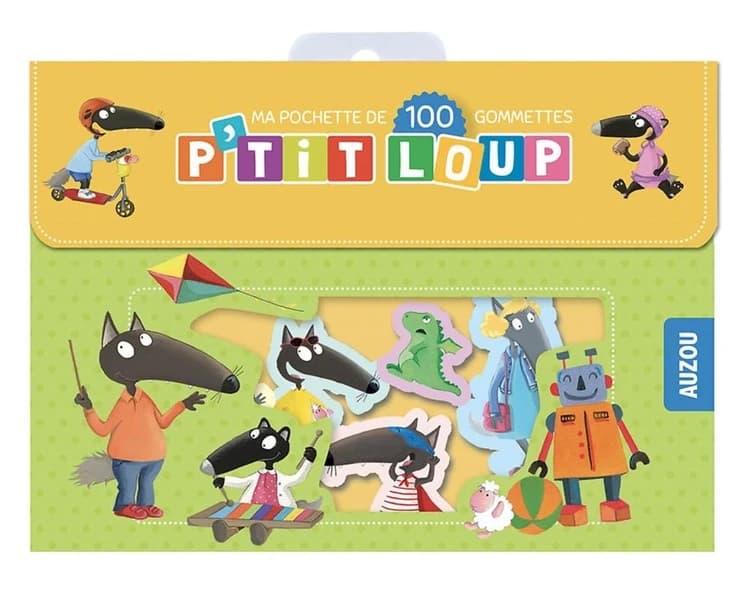 Ma pochette de 100 gommettes P'tit Loup : [Autocollant]