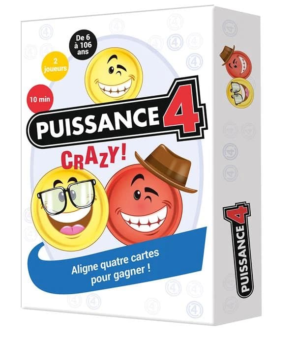 Puissance 4 ; mon jeu de cartes