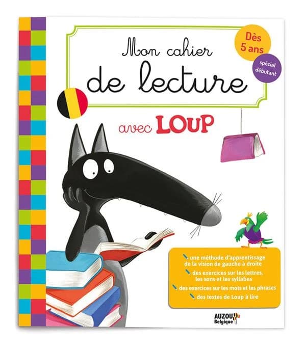 Mon cahier de lecture avec loup