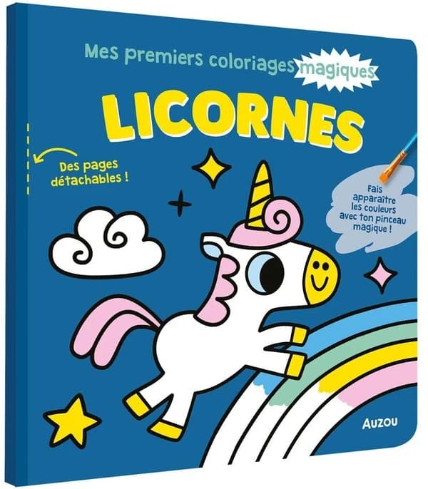 Mes premiers coloriages magiques : licornes