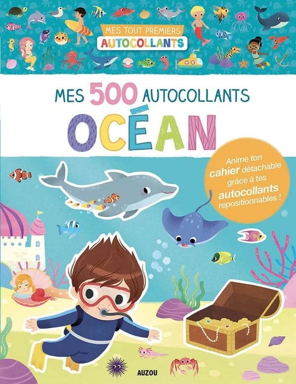 Mes 500 autocollants : océan : [Autocollant]