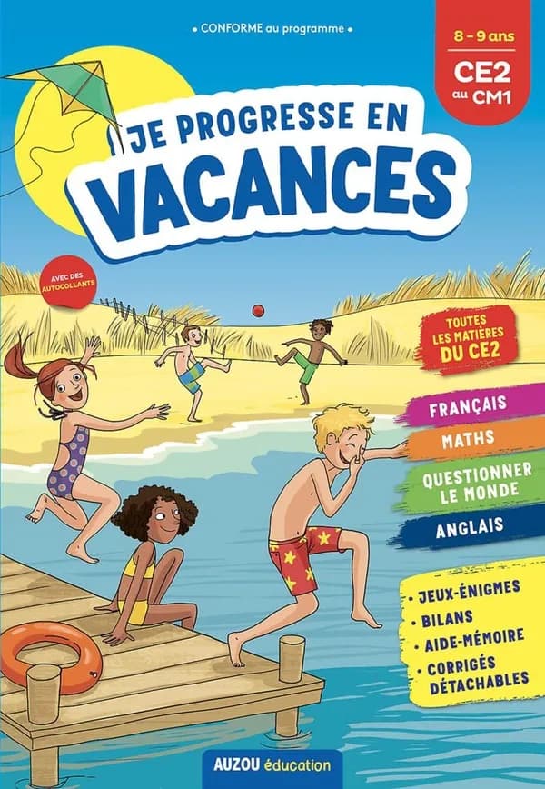 Cahier de vacances : je progresse en vacances