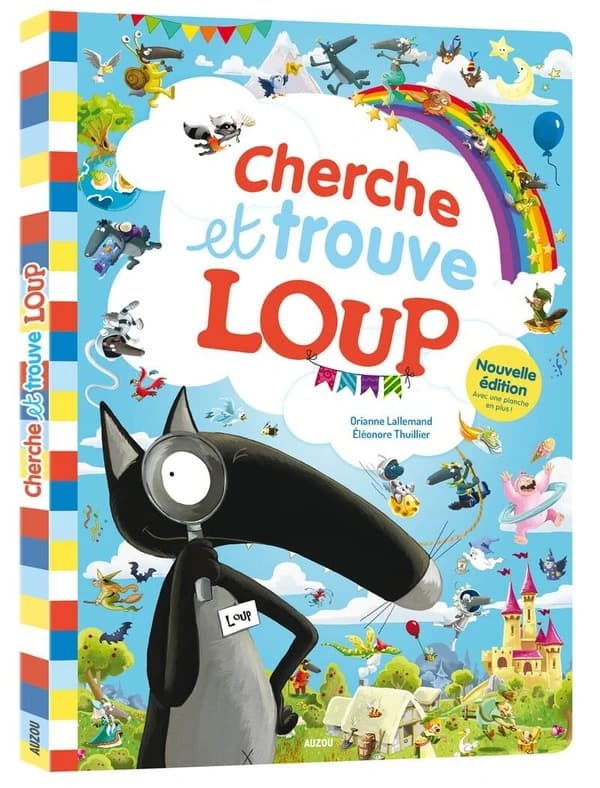 Cherche et trouve Loup ([Nouvelle éd. augmentée d'une planche]) Oriane Lallemand, Éléonore Thuillier