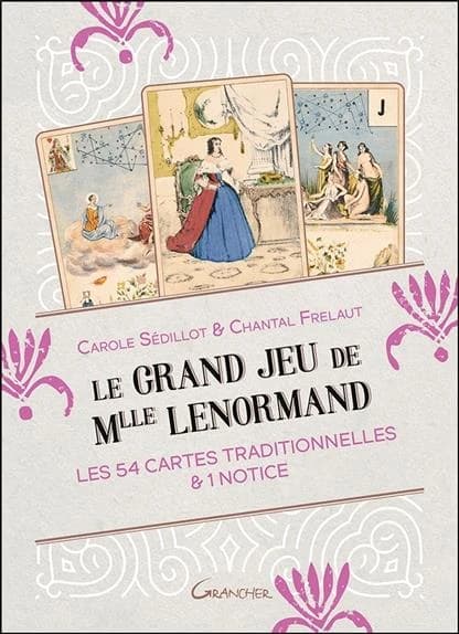 Le grand jeu de Mlle Lenormand : les 54 cartes traditionnelles & 1 notice : [Carte à jouer]