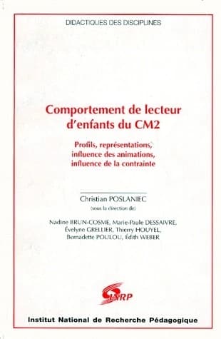 Comportement de lecteur d'enfants du CM2 : profils, représentations, influence des animations, influence de la contrainte