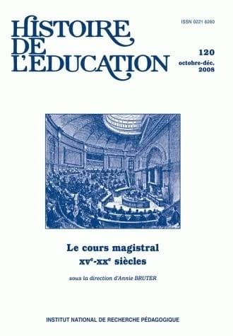 Histoire de l'éducation, n° 120
