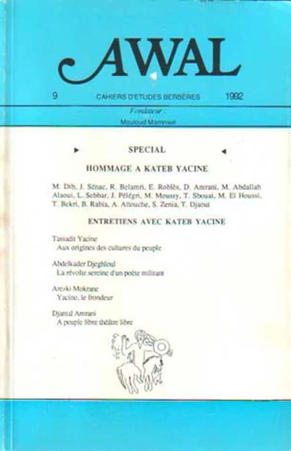 REVUE AWAL n.9 : hommage à Kateb Yacine