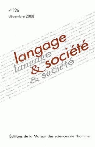 Langage et société, n° 126