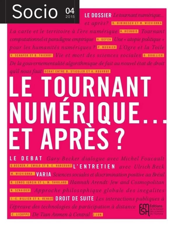 Socio n  4. le tournant numerique... et apres ?