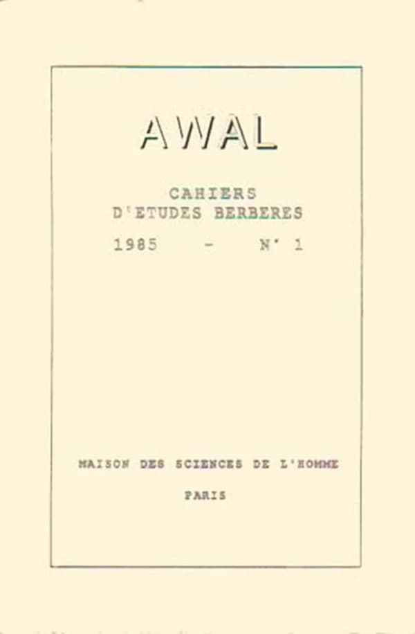 Awal, n° 1