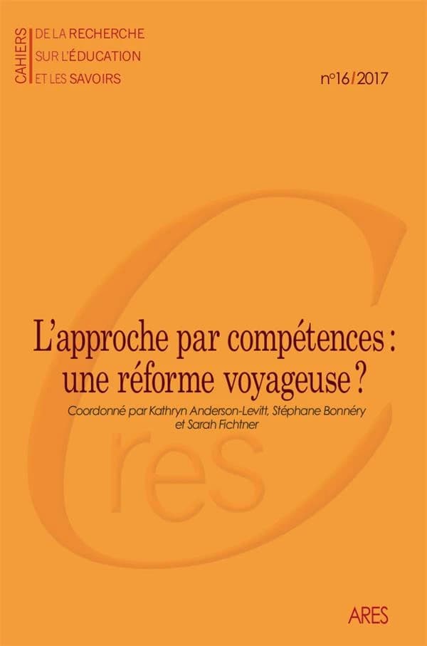 Cahiers de la recherche sur l'éducation et les savoirs, n° 16