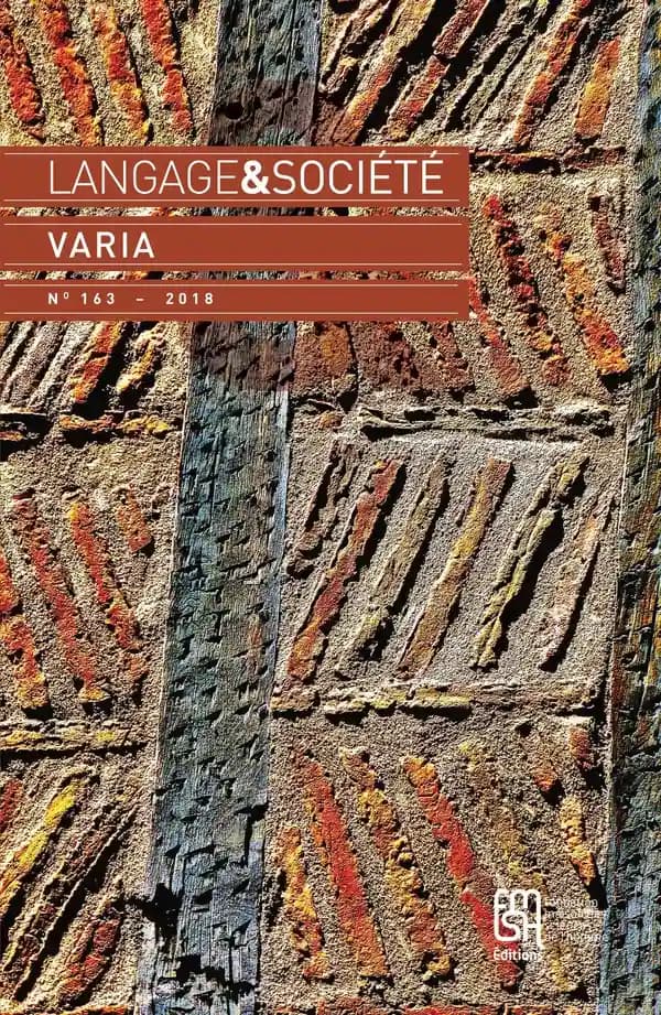 Langage & société n.163