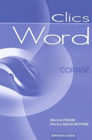 Word ; corrigé