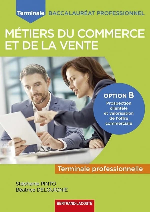 Métiers du commerce et de la vente Tle : Option B