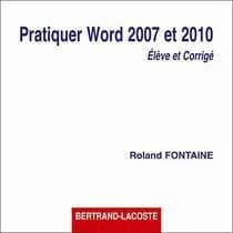 Word 2007 et 2010 ; CD corrigé de l'élève