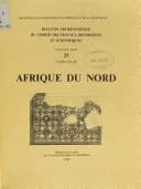 Bulletin archéologique du Comité des travaux historiques et scientifiques : Afrique du nord
