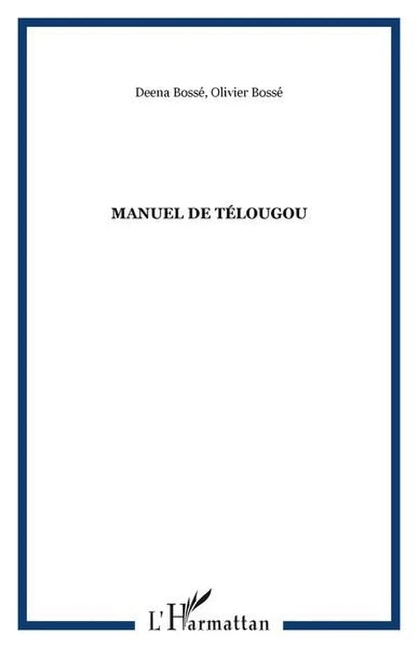 Manuel de télougou (Inde) : à l'usage d'un public francophone