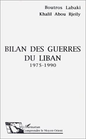 Bilan des guerres du Liban: 1975 - 1990