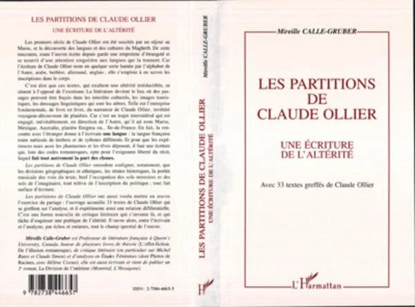 Les partitions de Claude Ollier : une écriture de l'altérité