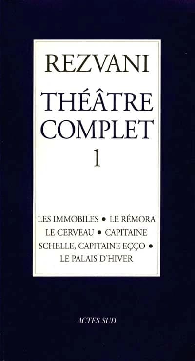 Théâtre complet. 1