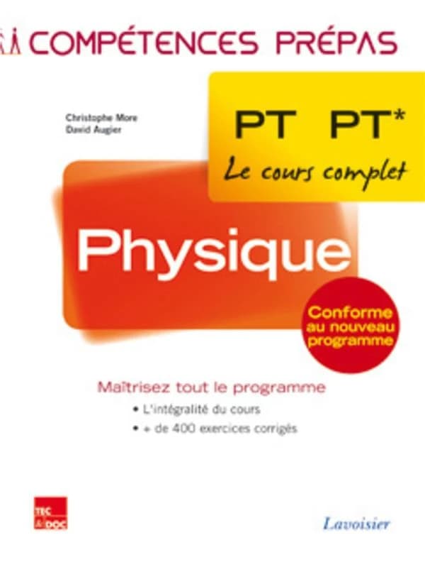 Physique, 2e année PT PT*