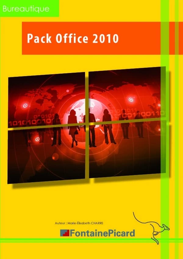 Pack Office 2010 : bureautique ([Éd. 2012-2013]) auteur, Marie-Élisabeth Charre