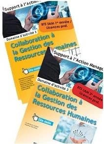 Collaboration à la gestion des ressources humaines ; BTS1 et BTS2 SAM, licence professionnelle ; livre de l'élève
