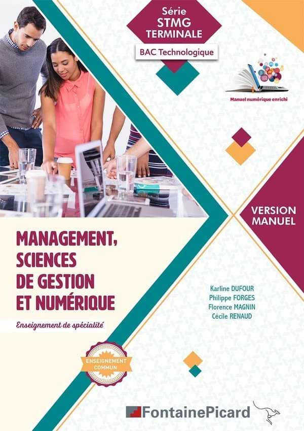 Management, sciences de gestion et numérique ; terminale STMG ; livre de l'élève