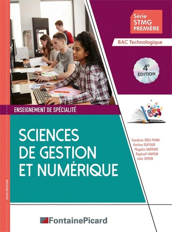 Sciences de gestion et numérique, STMG 1ère