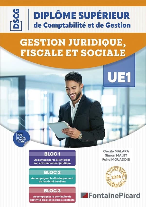 Gestion juridique, fiscale et sociale : UE1 DSCG