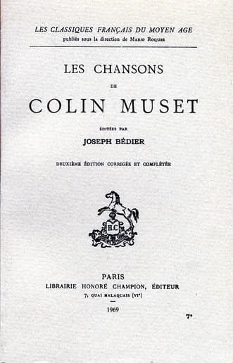 Les chansons de Colin Muset